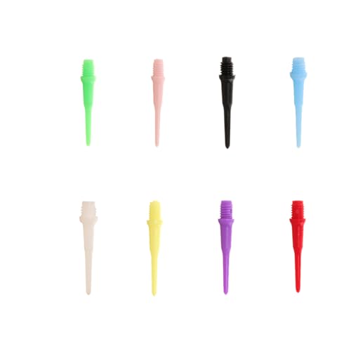 80 Pcs 2BA Thread Plastic Soft Tip Dart Points - Multicolor