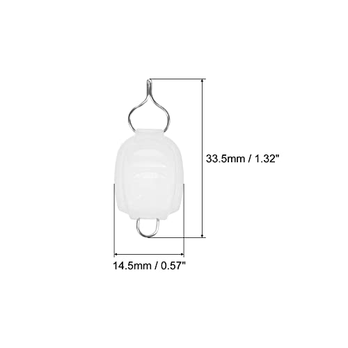 Fishing Line Holders - White Baitcasting Reel Line Keeper Clips