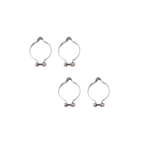 Albedel 4 Sets 25.4 mm Metal Ring Frame Cable Guides for Bike Brake/Shift Derailleur