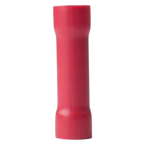 8-Gauge Marine Grade Vinyl Insulated Butt Connectors - Red, 2-Pack