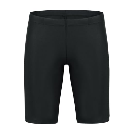Boys Swim Jammers - UPF50+ Youth Swim Trunks - XX-Large Black