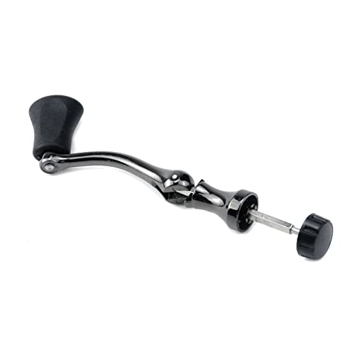 Metal Fishing Reel Handle - Medium Dark Grey, Easy Installation