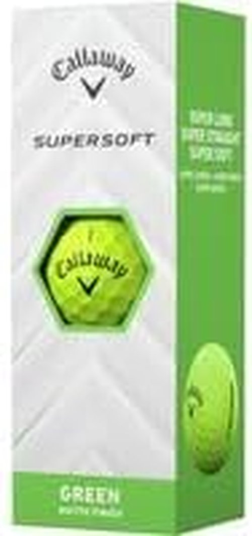 Callaway Golf Supersoft Matte Green Golf Balls - Customizable 2025 Model for Enhanced Performance