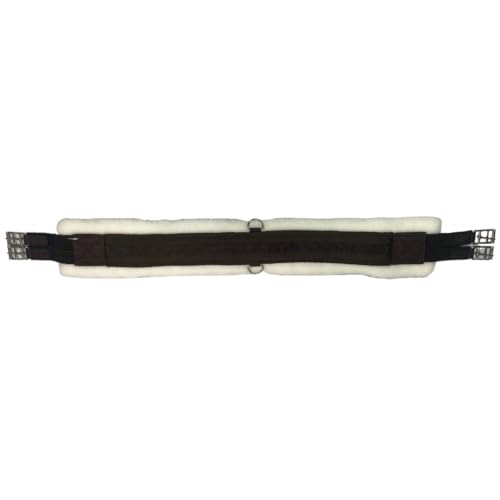 Intrepid International 40 Lite Breathable Fleece Horse Girth for English Saddle, Double Elastic
