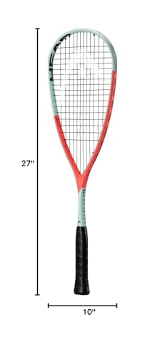 Extreme Squash Racquet 145 - Teardrop Frame, Oversized Head