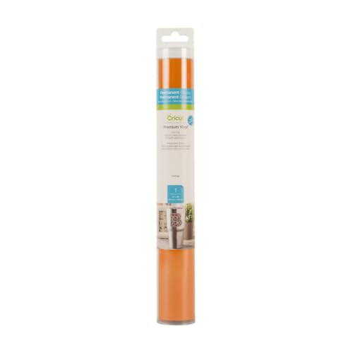 Premium Permanent Adhesive Vinyl Roll - Orange - 12" x 48"
