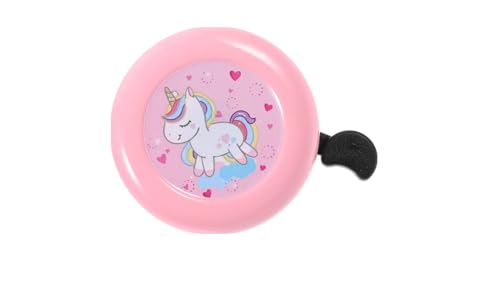 Kids Bike Bell Set - Unicorn Design, Purple & Pink - 2 Pack