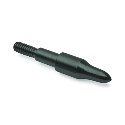 125 Grain Steel Screw-in Archery Practice Field Tips - 12 Pack