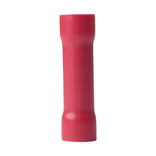8-Gauge Marine Grade Vinyl Insulated Butt Connectors - Red, 2-Pack