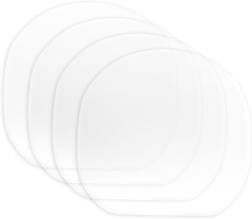 Table Tennis Racket Protective Film - 4 Transparent Adhesive Covers