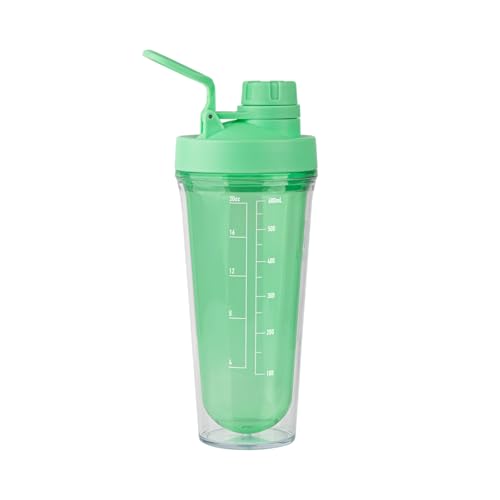 Takeya 24 oz Protein Shaker Bottle - BPA-Free Tritan, Leakproof Spout Lid, Dishwasher Safe, Pistachio Green