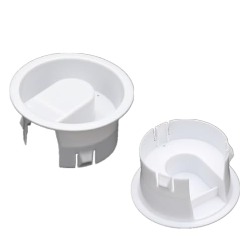 2-Pack Glass Water Pitcher Lids - Anti-Splash Plastic Covers