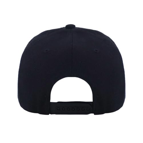 5-Panel Baseball Cap - Adjustable Black for Workouts & Outdoor Sports