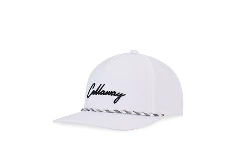 Callaway Retro Headwear – Birdie Putt Rope Hat, White