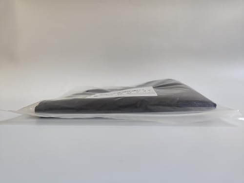 Heat Resistant Mat for Air Fryer Site - 15.7 x 14.9in, Fireproof Silicone Mats for Kitchen Counter, Countertop Protector, Non-slip & Waterproof for Deep Fryer, Oven, Coffee machine (Black)