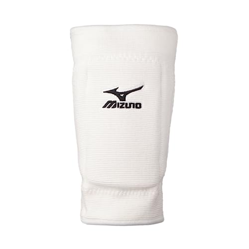 Adult Volleyball Knee Pads - Mizuno T10 Plus - White - 2-Pack