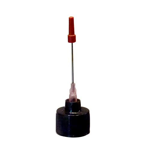 1 oz Dispensing Bottles with Stainless Steel Needle Tips - 2 Pack