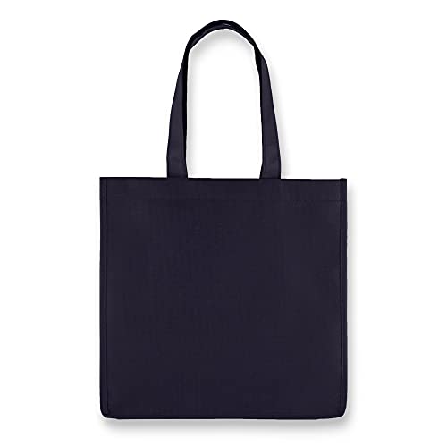 Wine Tote Bag with Dividers - 6 Bottle Carrier for Travel, Blue