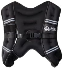 Roc Outdoors Weighted Vest - Rub-Free Technology for Men & Women | 5lb to 30lb Options for Fitness & Weight Loss