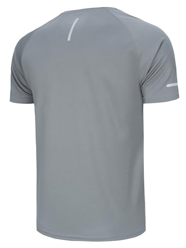 Men's Quick Dry Sports T-Shirt for Running - Small / Z Grey