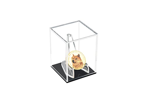 Championship Ring Display Case - 2.7 x 2.7 x 3.5 Inches, UV Protection