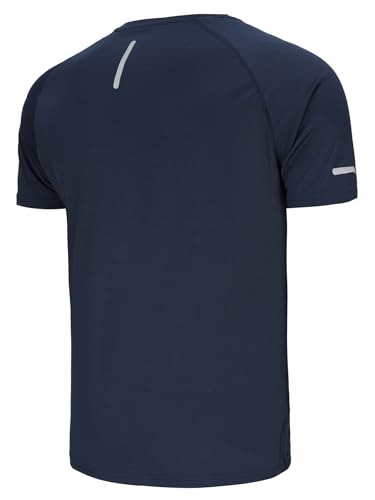 Men's Quick Dry Athletic T-Shirt - Medium / Z Navy Blue