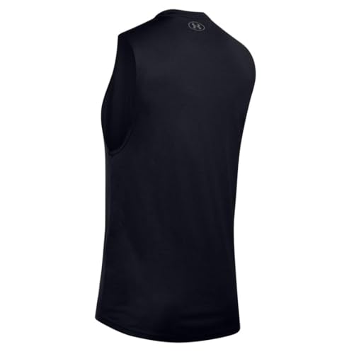 Under Armour Men's Velocity Muscle Tank Top - Large Black / Pitch Gray