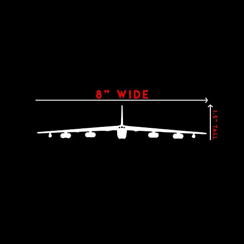 B52 Stratofortress Bomber Vinyl Sticker Decal - 8" x 1.5"