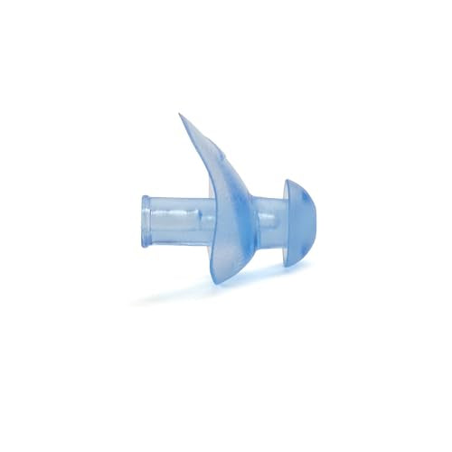 Ear Plugs for Swimming - Waterproof Reusable - Adult Ergo Blue