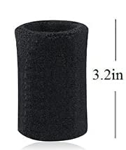 4 Pairs Cotton Terry Cloth Athletic Wrist Sweatbands - Moisture Wicking