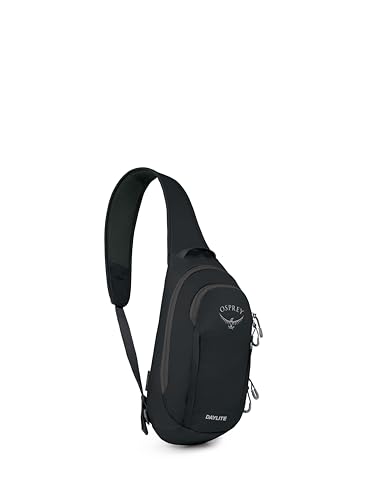 Osprey Daylite Shoulder Sling Bag - Black, Compact Crossbody for Travel & Daily Use