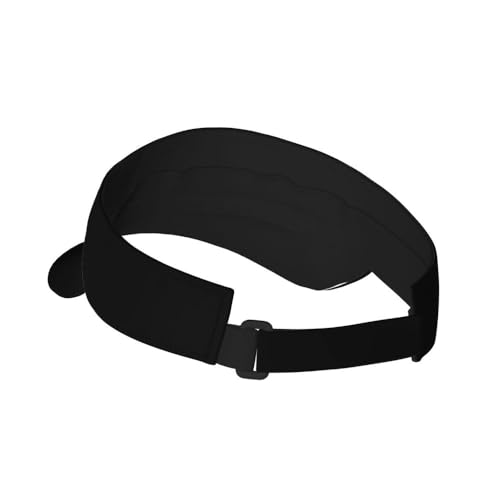Personalized Sun Visor Hat - Custom Text & Photo - Black