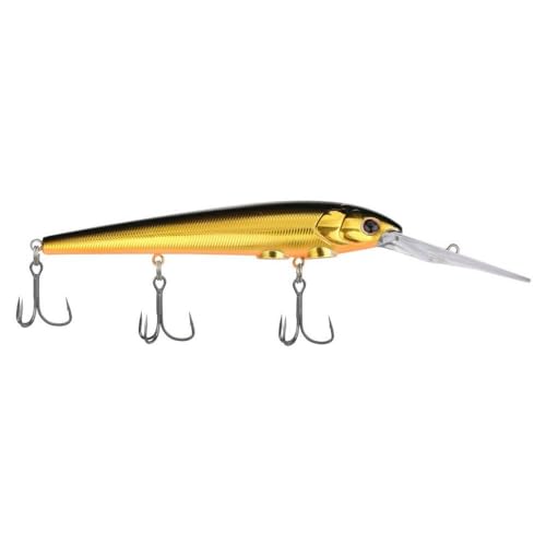 Deep Hit Stick Crankbait Lure - Black Gold, 4.75in, 3/4oz