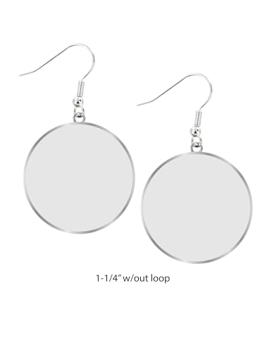 NFL Glitter Dazzle Earrings - Chicago Bears - Hypoallergenic