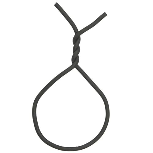 Durable 25' Rubber Wire - Reusable, Knot-Free Design, 40 LBS Capacity - One Size