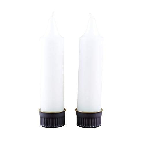 Emergency Candles 2-Pack – Long-Lasting 1.5" x 5" Unscented