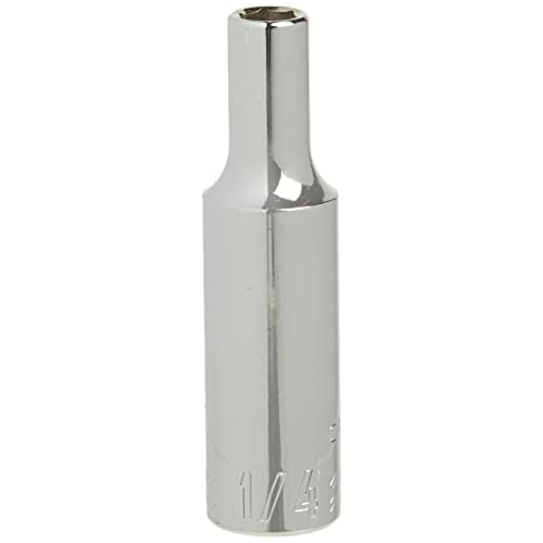 CRAFTSMAN Deep Socket, SAE, 3/8-Inch Drive, 1/4-Inch, 6-Point (CMMT23144)