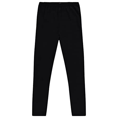 Pink Angel Toddler & Girls Multi-Pack Leggings - Cotton Spandex Dance & Yoga Tights, 10-12, 5-Pack
