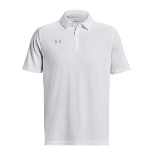 Under Armour Men's Tech Polo X-Large Tall White - Breathable Anti-Odor Performance Shirt