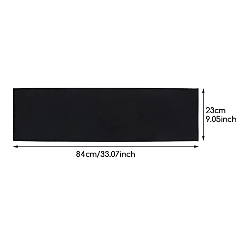 Anti-Slip Grip Tape for Skateboards - Waterproof, 9 x 33 in, Black