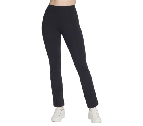 Skechers Women's GO Walk Joy Pant Black Large Petite - Breathable Activewear