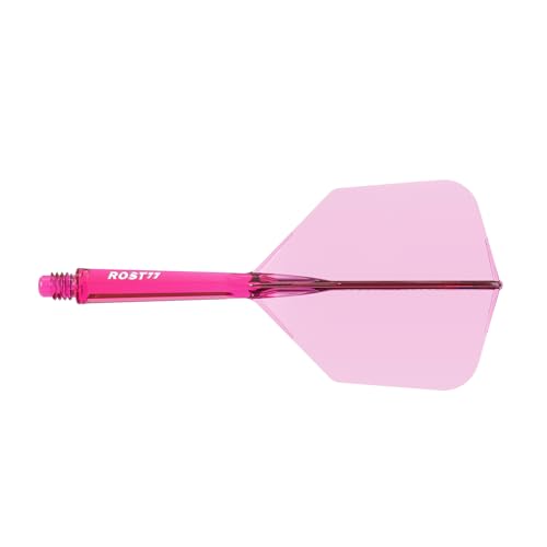 CUESOUL Rost 77 Dart Shafts & Big Wing Flights, Rose Red M-28mm Set of 3