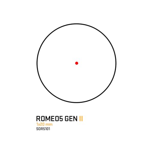 Compact 1x20mm Red Dot Sight with 12 Illumination Settings