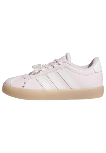 Kids' VL Court 3.0 Shoes - Distilled Pink/Zero Metallic/Clear Pink