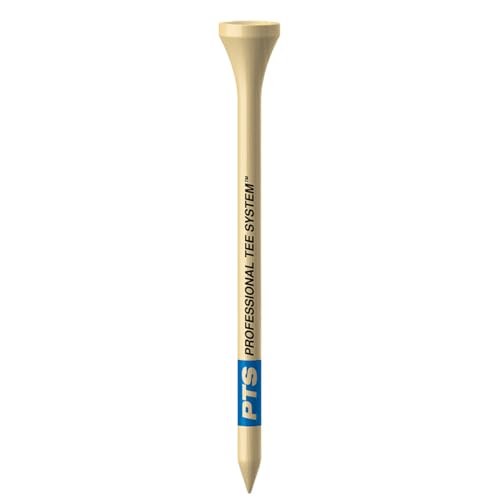 PrideSports 3-1/4 Inch Bamboo Golf Tees - 135 Count, Eco-Friendly, Stable & Durable