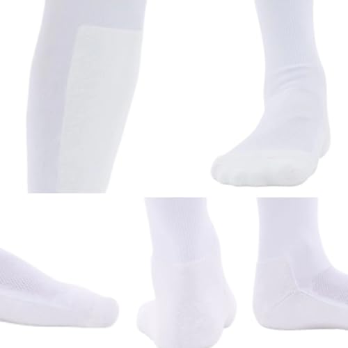 High Long Fencing Socks for Kids & Adults - Large Gray