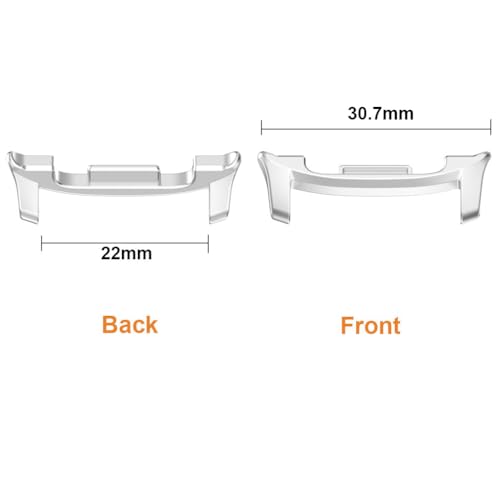 Stainless Steel Connector Adapter for Galaxy Watch 9/8 Classic - Silver
