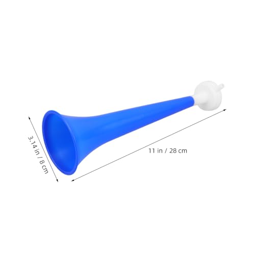 11" Plastic Stadium Horns - 10 Pack Colorful Noise Makers