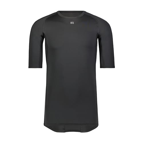 Russell Athletic Half Sleeve Compression Tee Black Large - Brand Variation