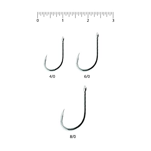 8/0 Jack Hammer J Hooks - Wide Gap Design for Live Bait
